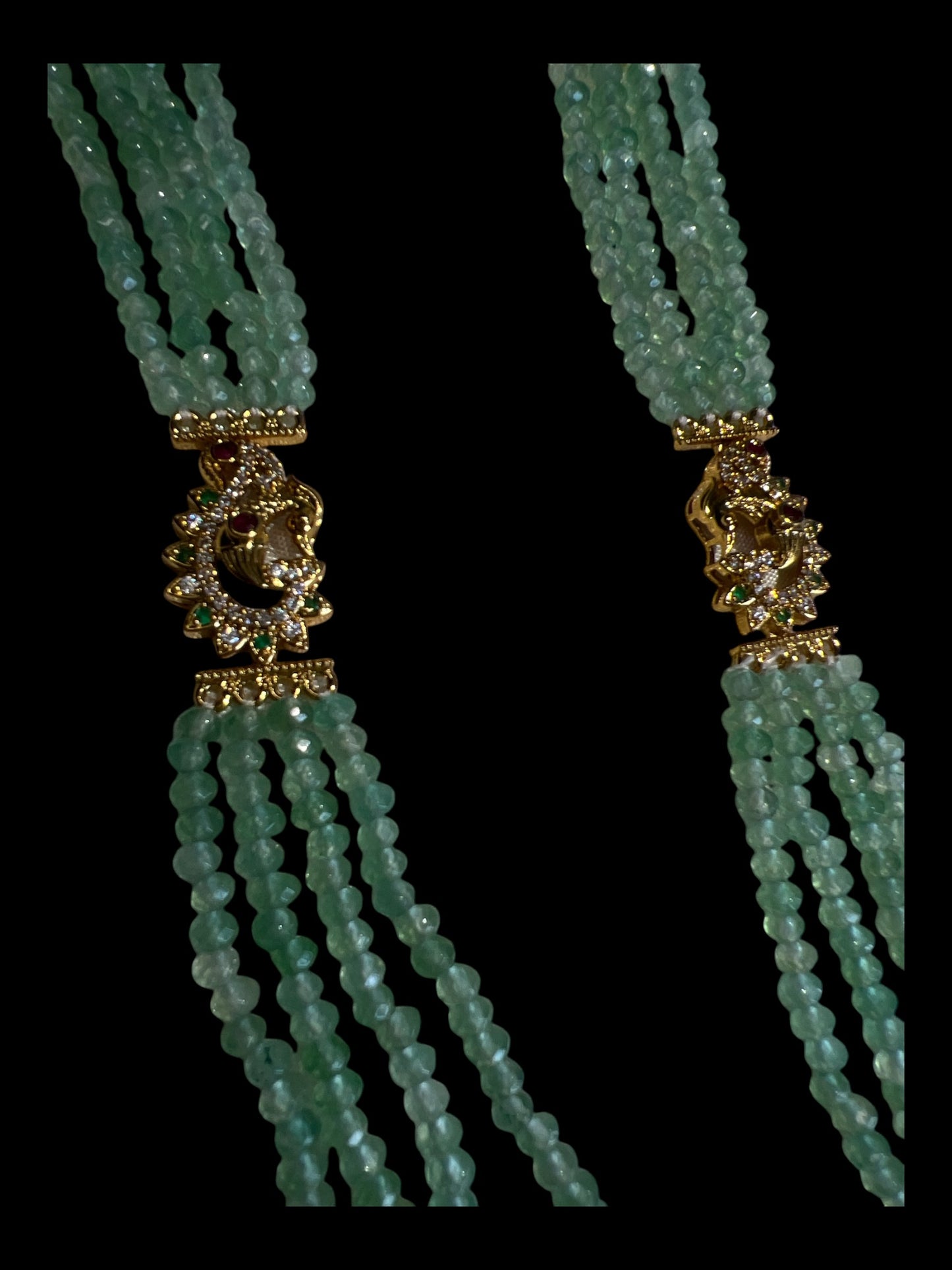 Aqua Beaded Necklace
