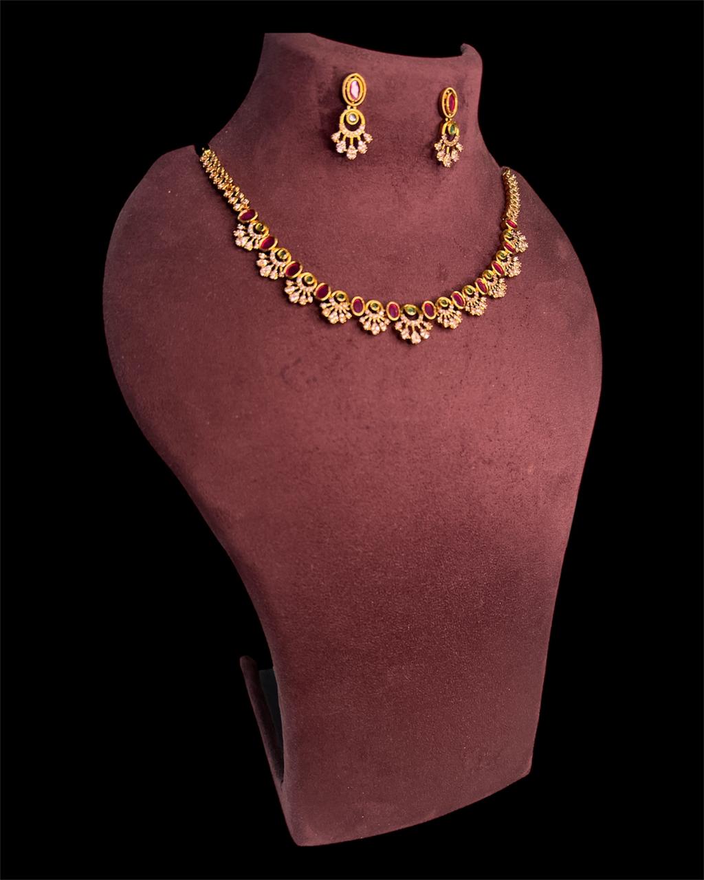 Classic Temple Ruby Set