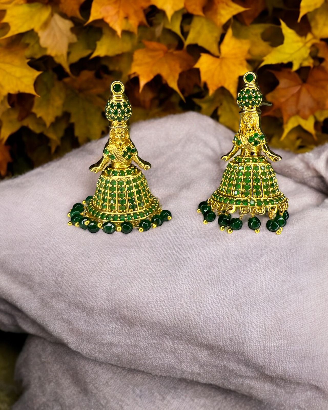 Nritya Green Jhumki