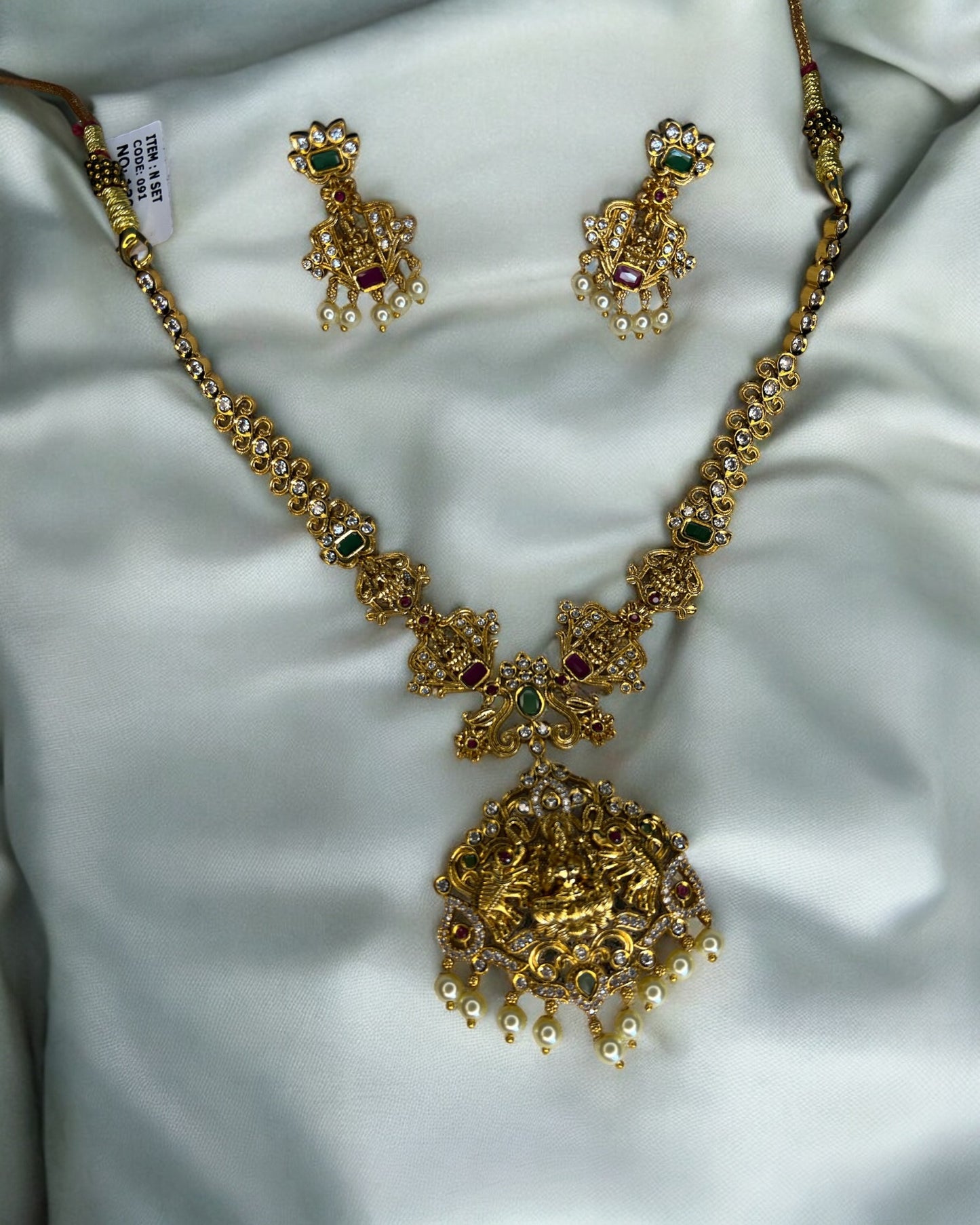 Peacock Lakshmi Bridal Set