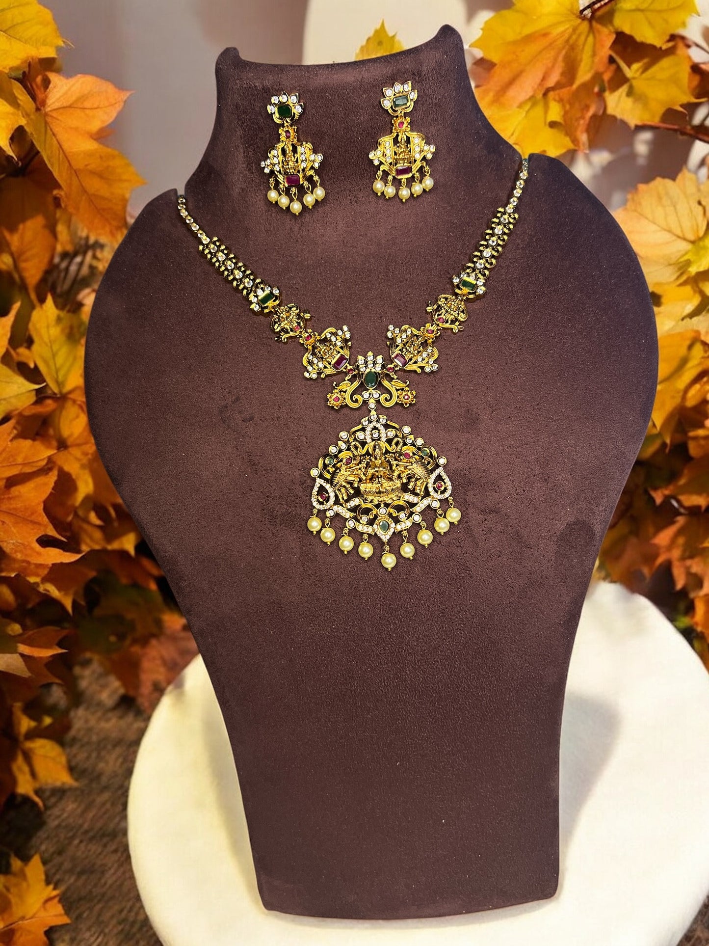 Peacock Lakshmi Bridal Set