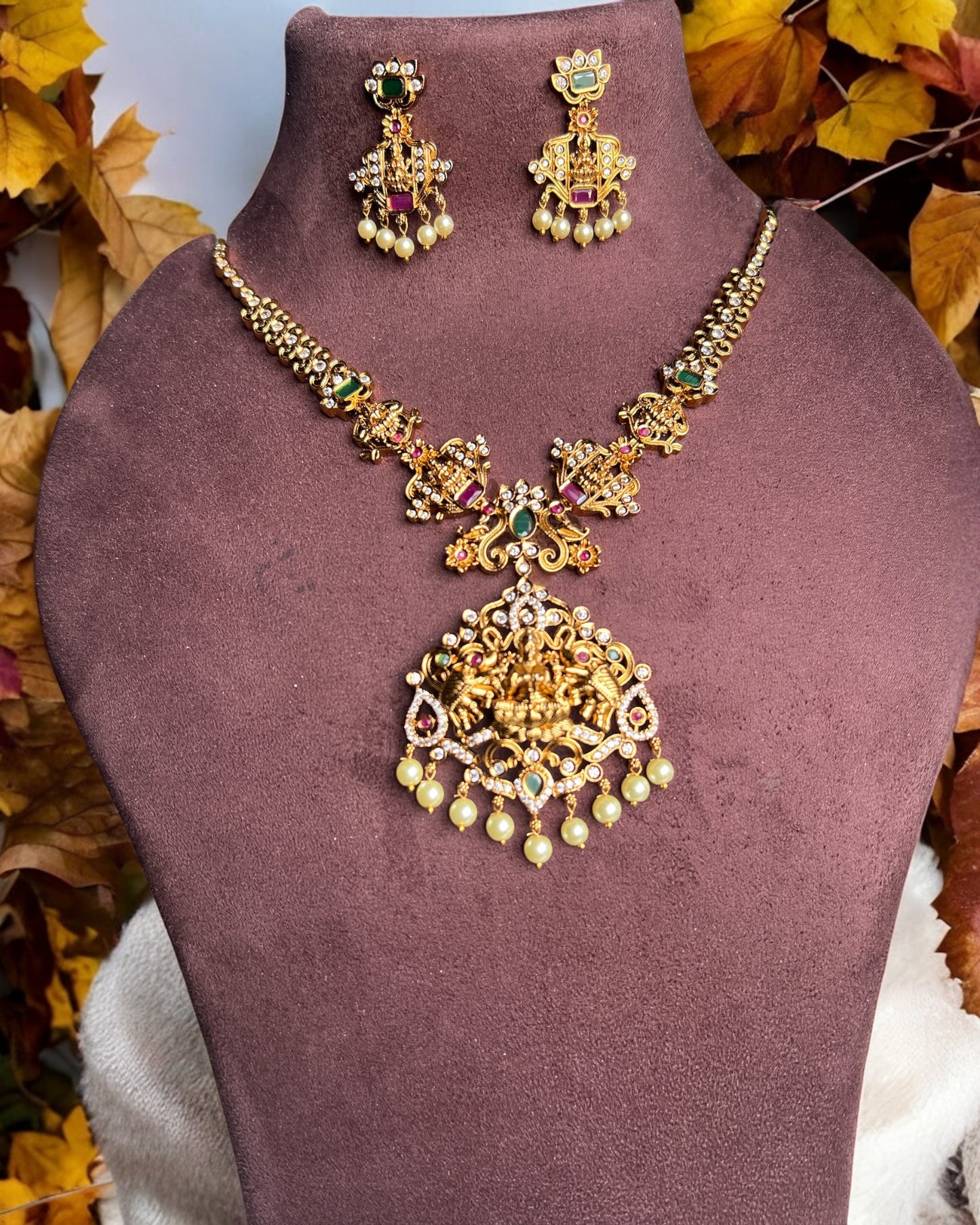 Peacock Lakshmi Bridal Set