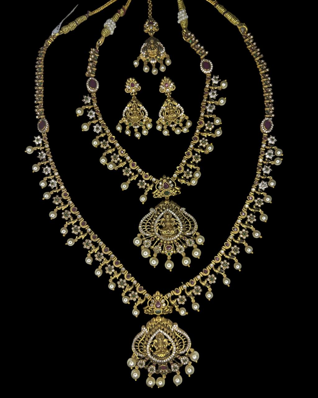 Pearl Lakshmi Temple Combo Set