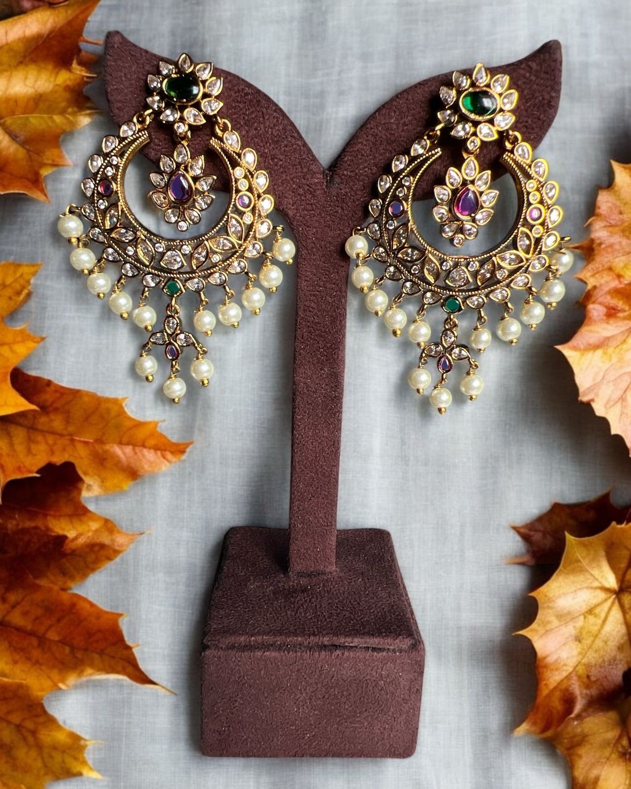 Royal Pearl Chandbali