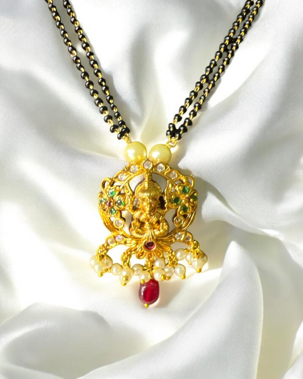 Red Drop Lakshmi Mangalsutra
