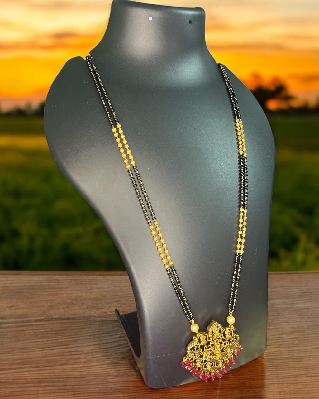 Ruby Lakshmi Temple Mangalsutra