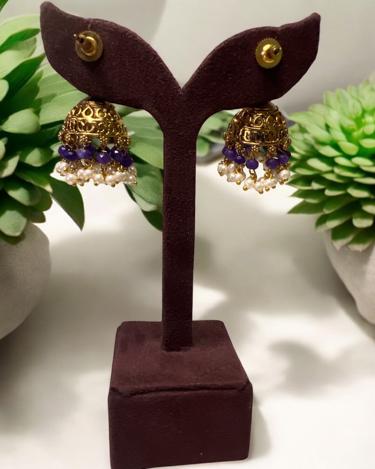 Temple Bloom Jhumki's