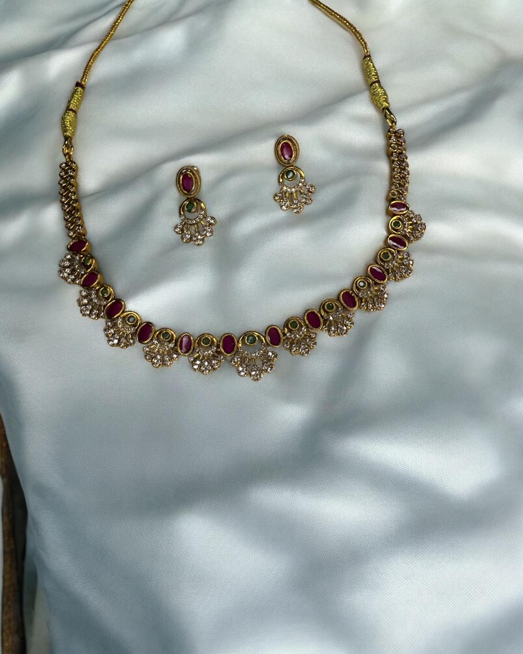 Classic Temple Ruby Set