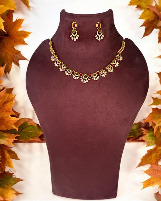 Classic Temple Ruby Set