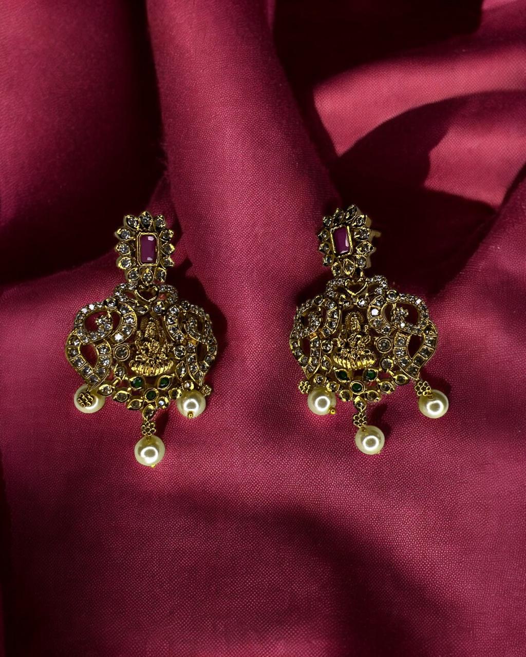 Lakshmi Pearl Danglers