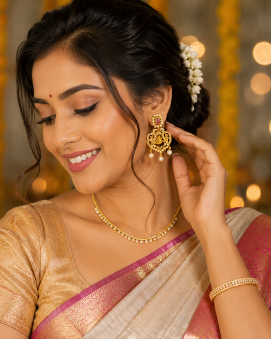 Lakshmi Pearl Danglers
