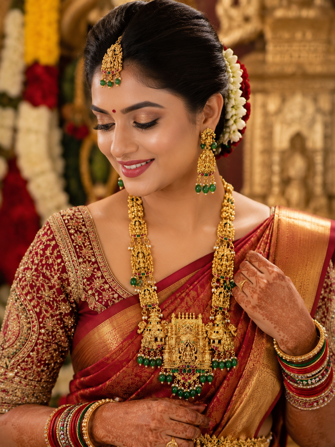Mahalakshmi Temple Heritage Haram Set