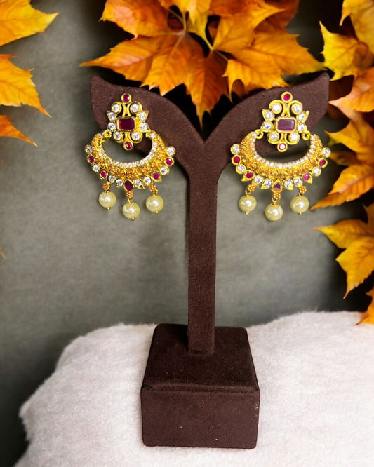 Suhani Pearl Drop Chandbali
