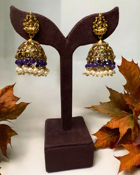 Temple Bloom Jhumki's