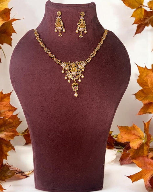 Temple Pearl Drop Set